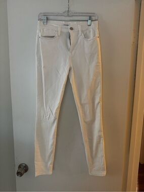 Frame Denim White Skinny Jeans - Clean Slim Cut